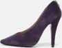 Chloé Pre-owned Velvet heels Purple Dames - Thumbnail 2