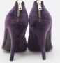 Chloé Pre-owned Velvet heels Purple Dames - Thumbnail 5