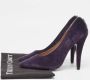Chloé Pre-owned Velvet heels Purple Dames - Thumbnail 9
