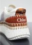 Chloé Nama sneaker met suède details en gebreid bovenwerk - Thumbnail 4