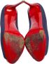 Christian Louboutin Pre-owned Denim heels Blue Dames - Thumbnail 5