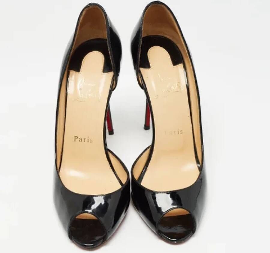 Christian Louboutin Pre-owned Leather heels Black Dames