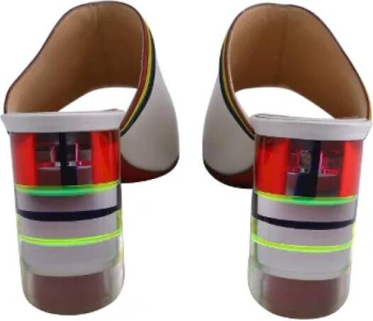 Christian Louboutin Pre-owned Leather mules Multicolor Dames