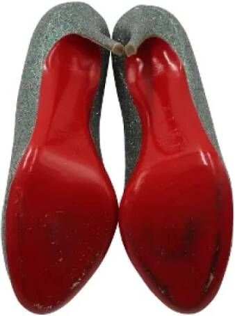 Christian Louboutin Pre-owned Polyester heels Multicolor Dames