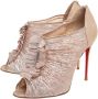 Christian Louboutin Pre-owned Suede boots Yellow Dames - Thumbnail 3