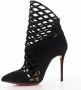 Christian Louboutin Pre-owned Suede heels Black Dames - Thumbnail 4