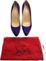 Christian Louboutin Pre-owned Suede heels Purple Dames - Thumbnail 10