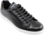Church's Zwarte Leren Sneakers met Halve Maan Steek Black Heren - Thumbnail 2