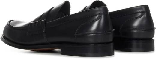 Church's Zwarte Leren Loafer Schoenen Black Heren