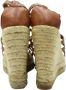 Coach Pre-owned Leather espadrilles Brown Dames - Thumbnail 4