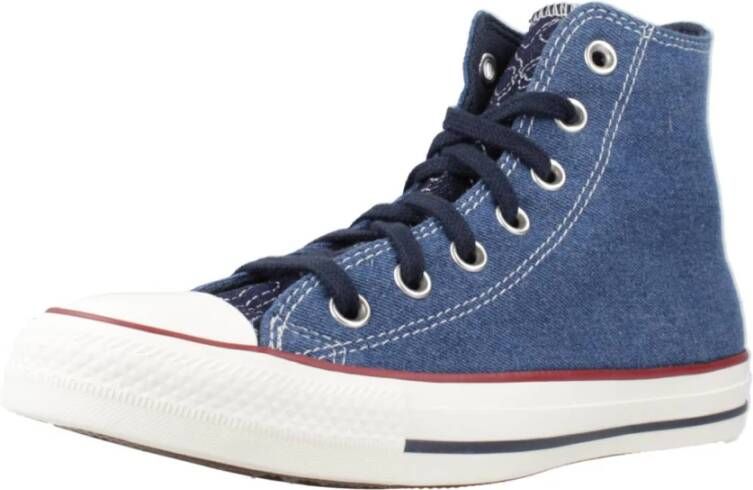 Converse Hoge Sneakers voor Modieuze Vrouwen Blue Dames
