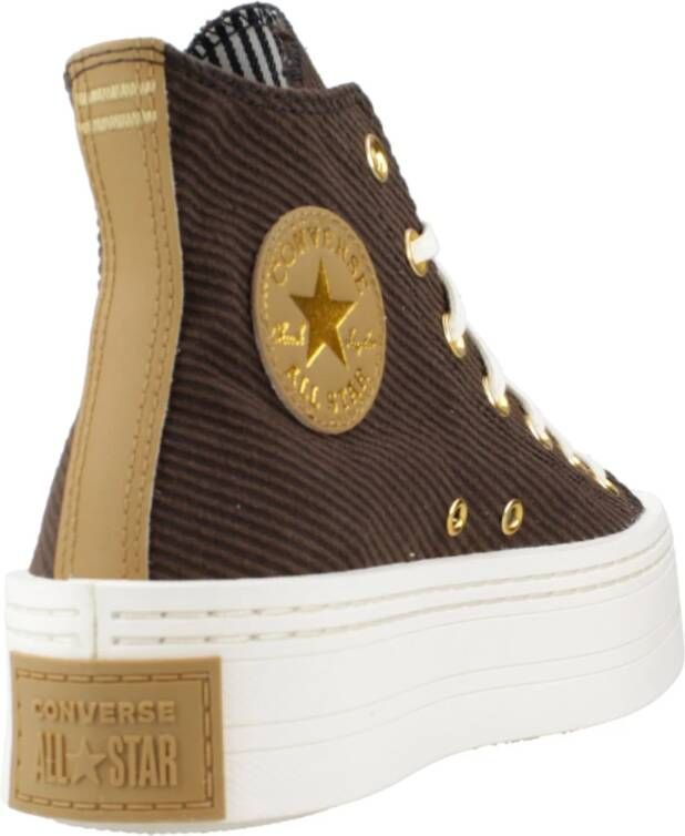Converse Moderne Lift High-Top Sneakers Brown Dames