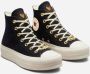Converse Zwarte Hoge Sneaker Chuck Taylor All Star Lift Platform - Thumbnail 10