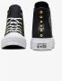 Converse Sterrenbezaaide Hi Lift Sneakers Black Dames - Thumbnail 3