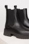 Copenhagen Studios Zwarte Chelsea boots met plateauzool Black Dames - Thumbnail 3