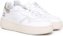 D.a.t.e. Witte Platinum Leren Sneakers White Dames - Thumbnail 2