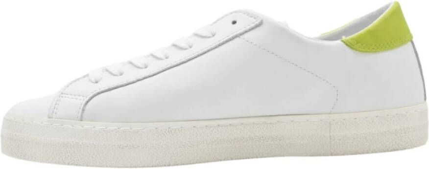 D.a.t.e. Vintage Low Top Sneakers White-Apple Multicolor Heren