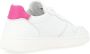 D.a.t.e. Witte en Roze Leren Court Sneaker White Dames - Thumbnail 5
