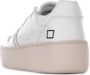 D.a.t.e. Witte Leren Lage Sneakers met Geperforeerde Neus White Dames - Thumbnail 5