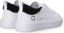 D.a.t.e. Witte Leren Sneakers met Teddy Stof Inzet White Dames - Thumbnail 3