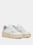 D.a.t.e. Witte Platinum Leren Sneakers White Dames - Thumbnail 6