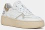 D.a.t.e. Witte Platinum Leren Sneakers White Dames - Thumbnail 7