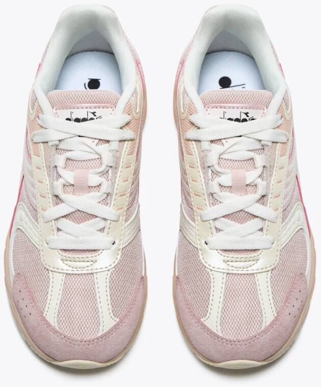Diadora Roze Sneakers Elegante Damesstijl Pink Dames
