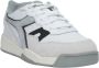 Diadora Sneaker in wit grijs suède en imitatieleer White - Thumbnail 10