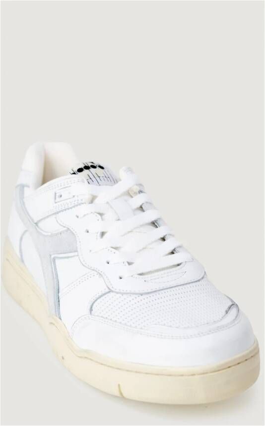 Diadora Witte Sneakers met Rubberen Zool White Heren