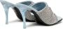 Diesel D-Sydney Sdl S Sandals Mule sandals with rhinestone band Gray Dames - Thumbnail 3