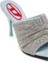 Diesel D-Sydney Sdl S Sandals Mule sandals with rhinestone band Gray Dames - Thumbnail 5