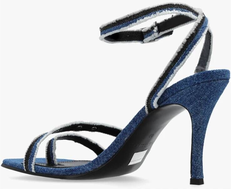 Diesel Hoge sandalen 'Venus D-Venus' Blauw Dames