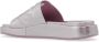 Diesel Sa-Slide D Oval W Metallic slide sandals with Oval D strap Purple Dames - Thumbnail 10