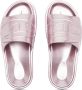 Diesel Sa-Slide D Oval W Metallic slide sandals with Oval D strap Purple Dames - Thumbnail 5