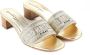 Dior Sandaaltjes met metallic detail Yellow Dames - Thumbnail 2
