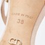 Dior Vintage Pre-owned Leather sandals Beige Dames - Thumbnail 7