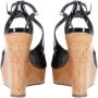 Dior Vintage Pre-owned Leather sandals Black Dames - Thumbnail 4