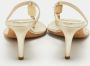 Dior Vintage Pre-owned Leather sandals Gray Dames - Thumbnail 5