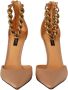 Dolce & Gabbana Beige Ankle Chain Strap High Heels Pumps Shoes Beige Dames - Thumbnail 2