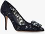 Dolce & Gabbana Pumps in Taormina Lace with Crystals Blauw Dames - Thumbnail 4