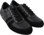 Dolce & Gabbana Zwarte Leren Casual Sneakers Schoenen Black Heren - Thumbnail 6