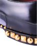 Dolce & Gabbana Zwarte Derby Schoenen met Gouden Studs Black Heren - Thumbnail 6