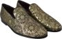 Dolce & Gabbana Nieuwe Heren Loafers Slides Dress Schoenen Yellow Heren - Thumbnail 6