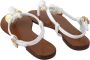 Dolce & Gabbana Witte Leren Munten Flip Flops Sandalen Schoenen White Dames - Thumbnail 9