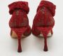 Dolce & Gabbana Pre-owned Lace boots Red Dames - Thumbnail 4