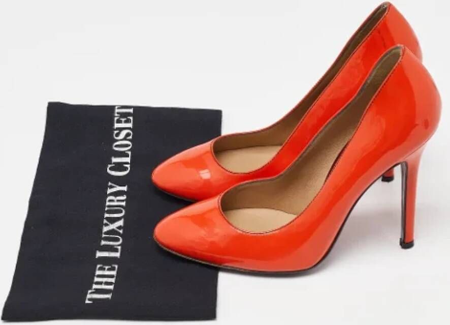 Dolce & Gabbana Pre-owned Leather heels Orange Dames