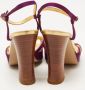 Dolce & Gabbana Pre-owned Satin sandals Purple Dames - Thumbnail 5