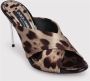 Dolce & Gabbana Elegante Satijnen Muiltjes Schoenen Multicolor Dames - Thumbnail 2