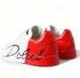 Dolce & Gabbana Portofino Rode en Witte Leren Sneakers Multicolor - Thumbnail 28