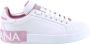 Dolce & Gabbana Witte Leren Sneakers Aw23 White Dames - Thumbnail 2
